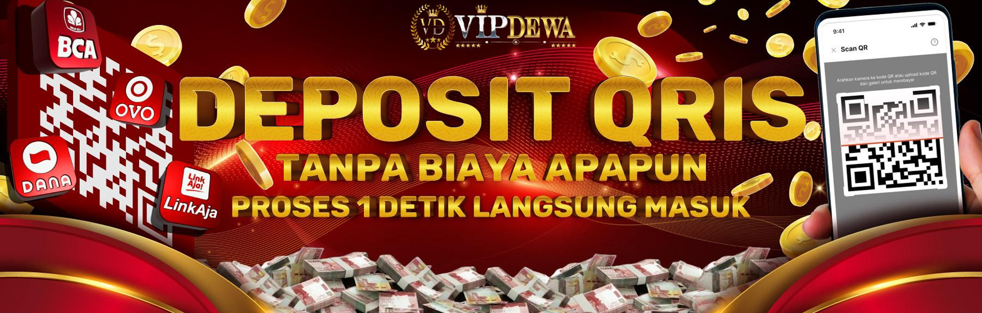 VIPDEWA BONUS FREESPIN SPECIAL UNTUK ALL MEMBER BISA KLAIM SETIAP HARI